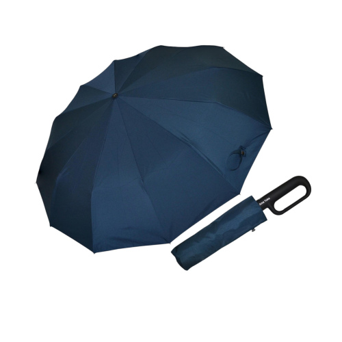 Зонт Ame Yoke синий с усиленными спицами